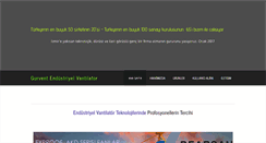 Desktop Screenshot of gurvent.com.tr